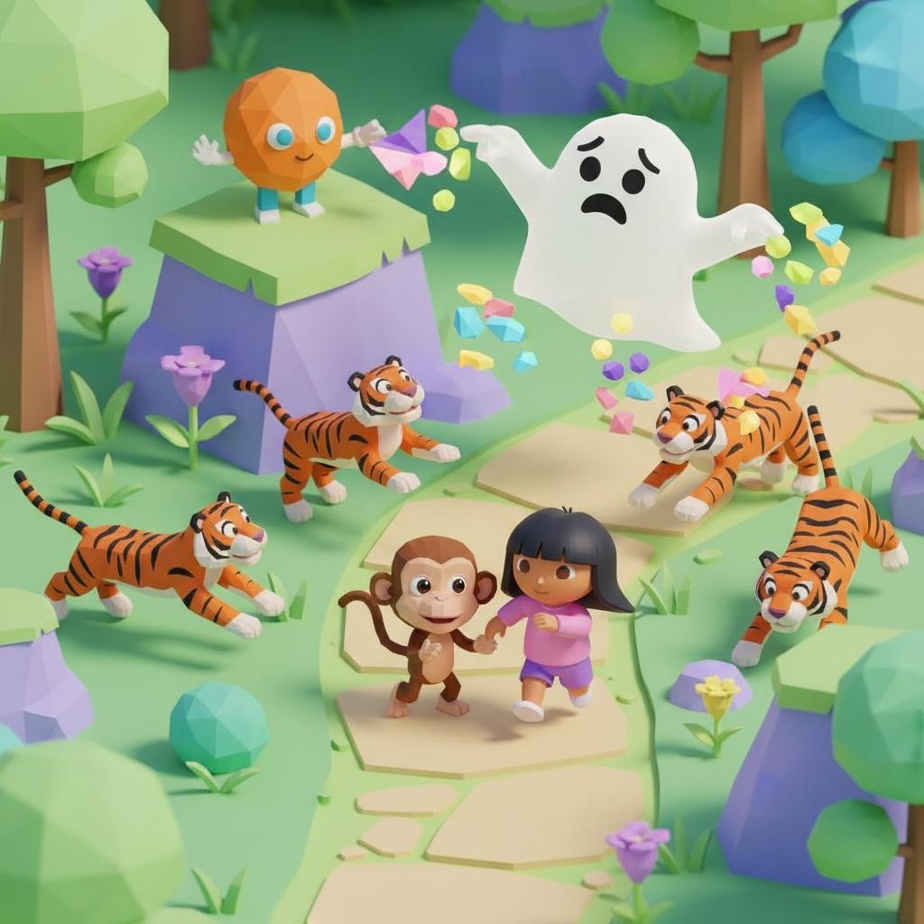 Dora and Boots' Ghostly Adventure