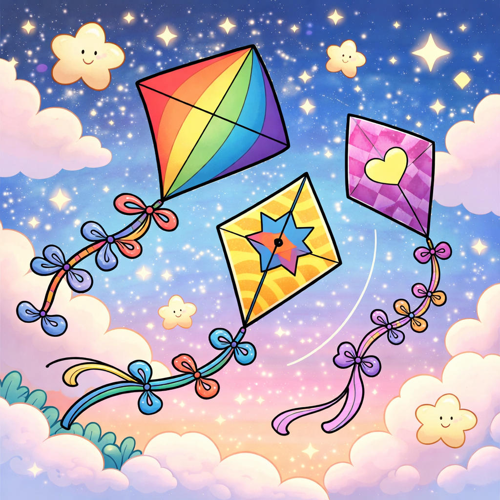 The Kite-Maker and the Star-Tailed Wishes