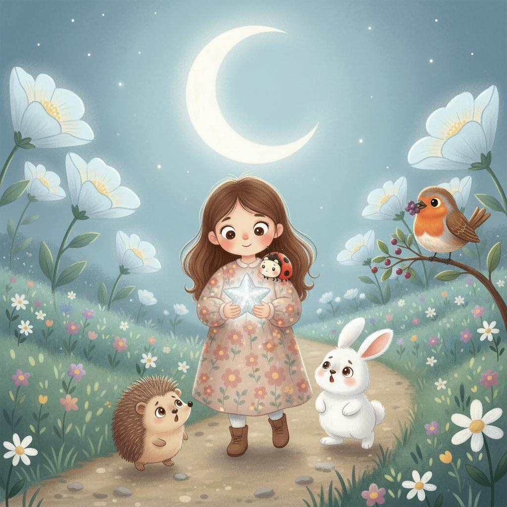Willow and Snowball's Moonlit Adventure