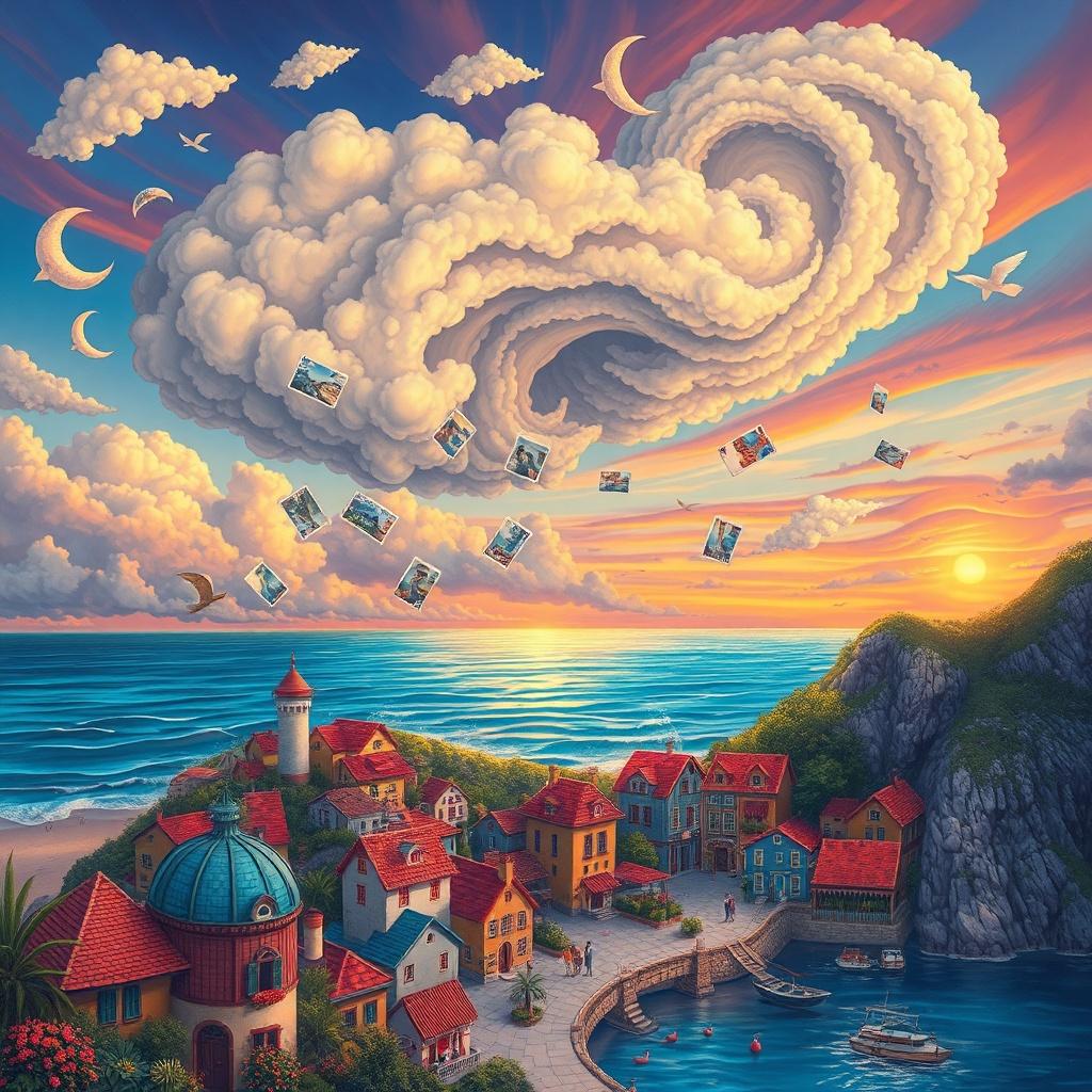 Cloud Postcards
