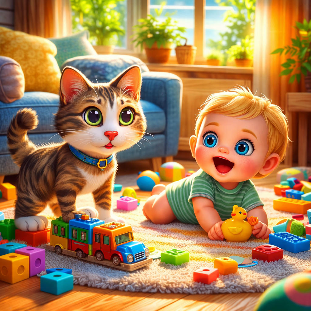 Andy and the Curious Baby