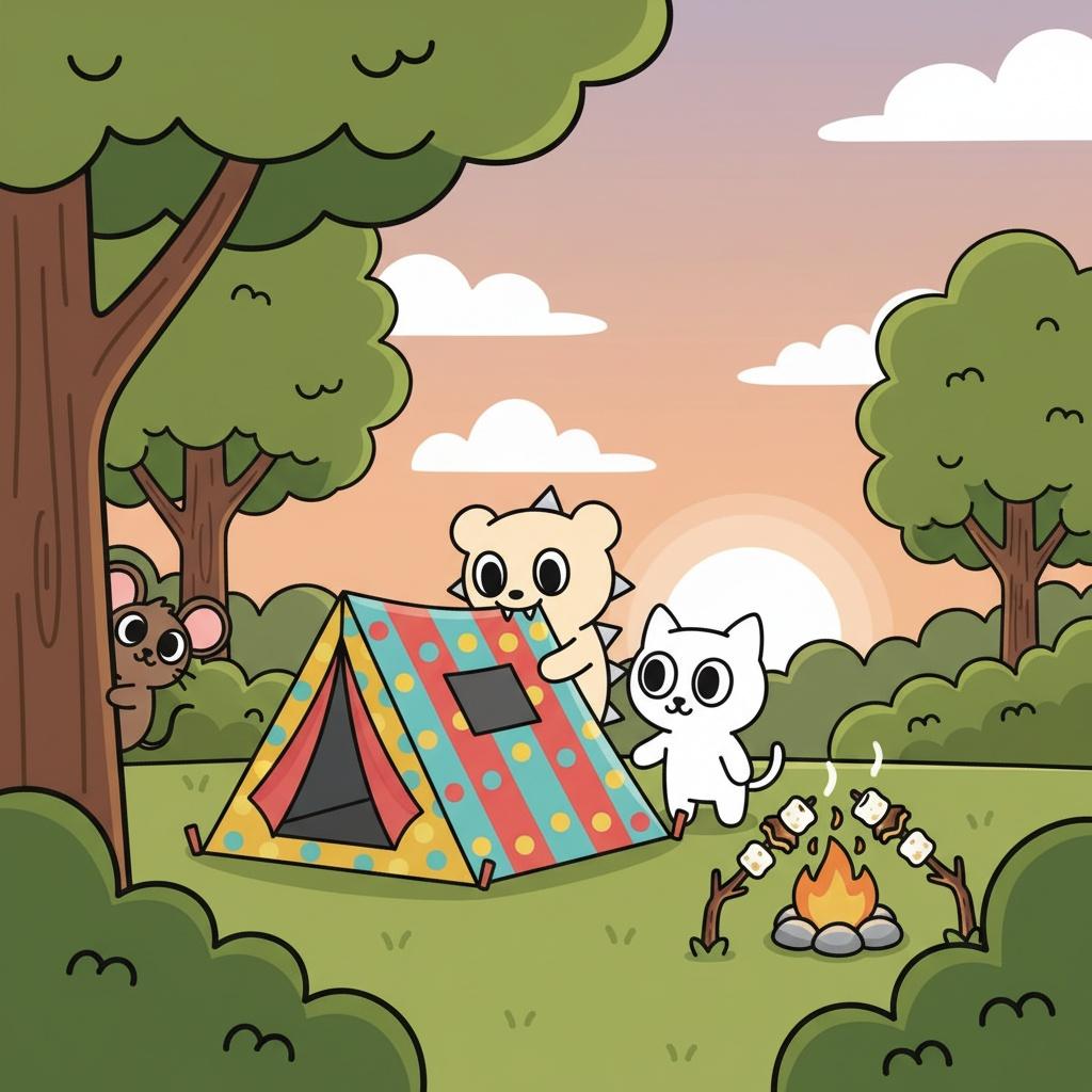Camping in the Forest