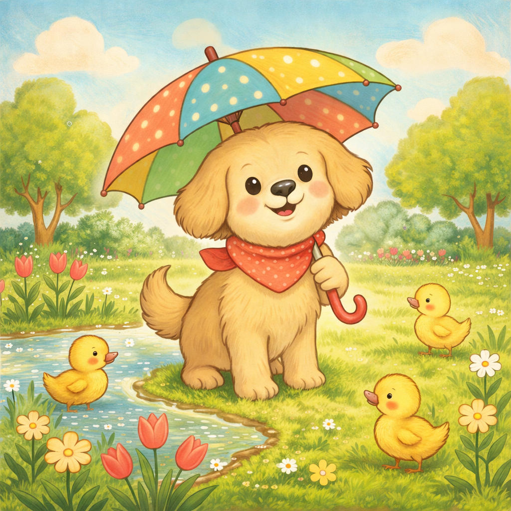Pip and the Umbrella That Learned to Bark