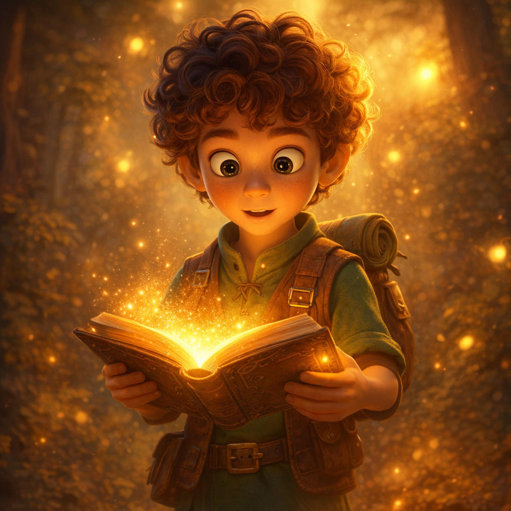 Leo and the Glowing Book