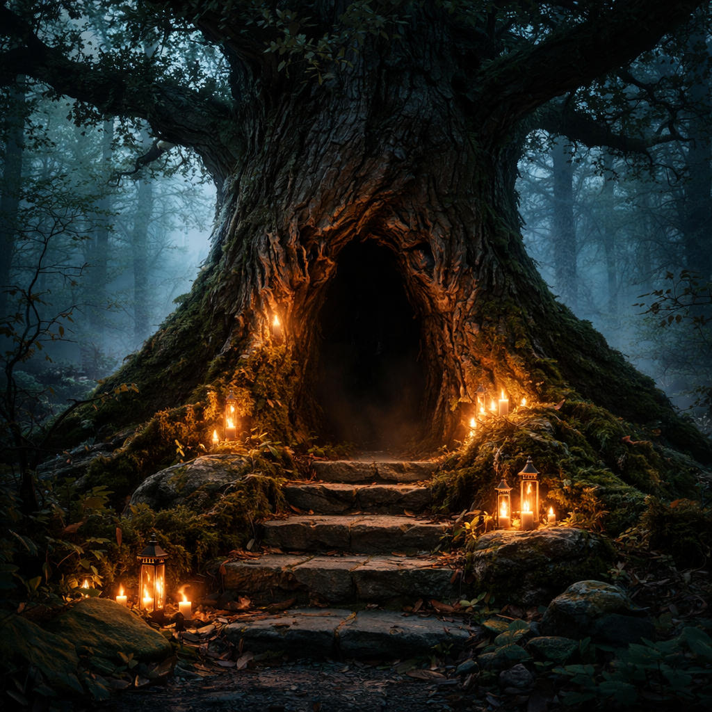 The Passage Beneath the Old Oak