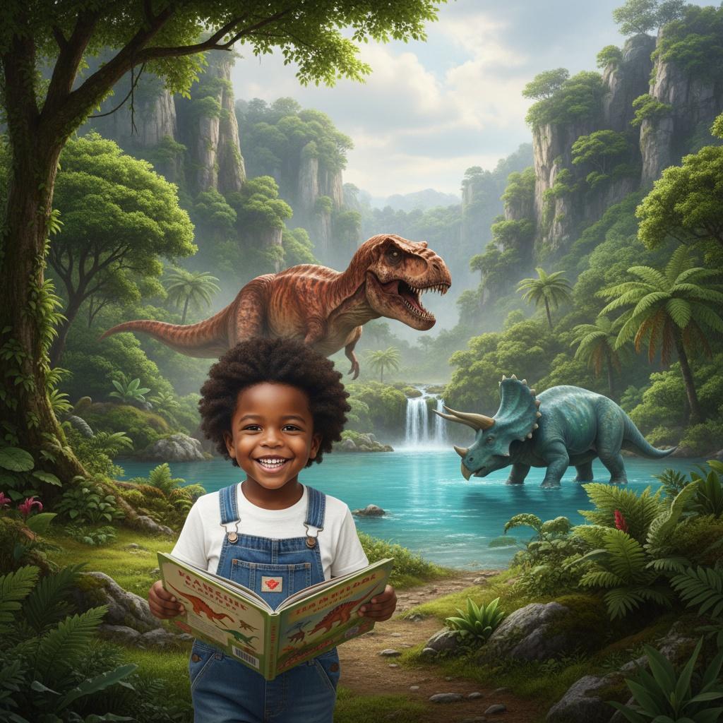 The Boy and the Dinosaur Island