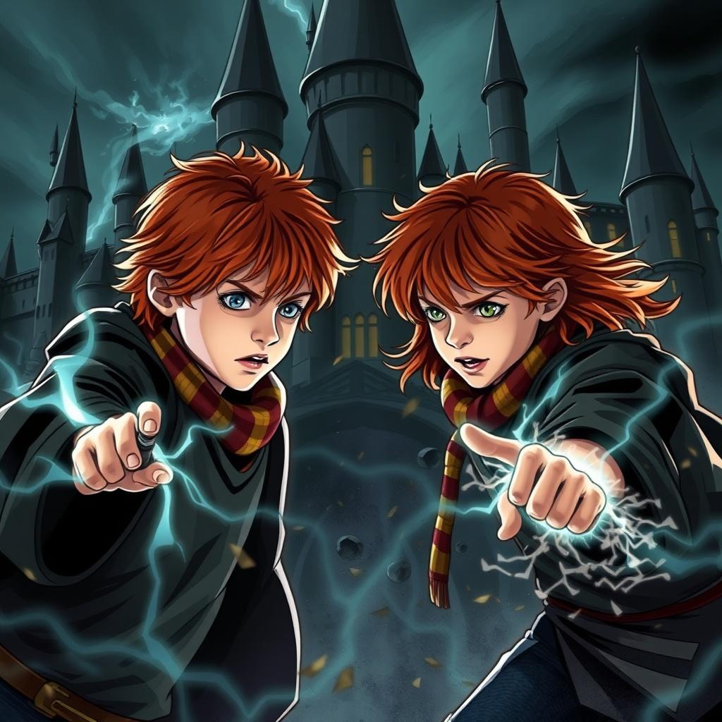 The Twins' Redemption at Hogwarts