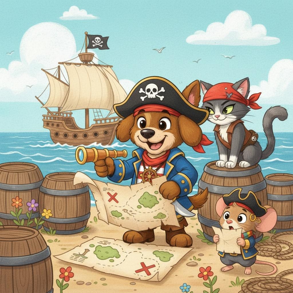 Captain Barkbeard and the Treasure of Friendship