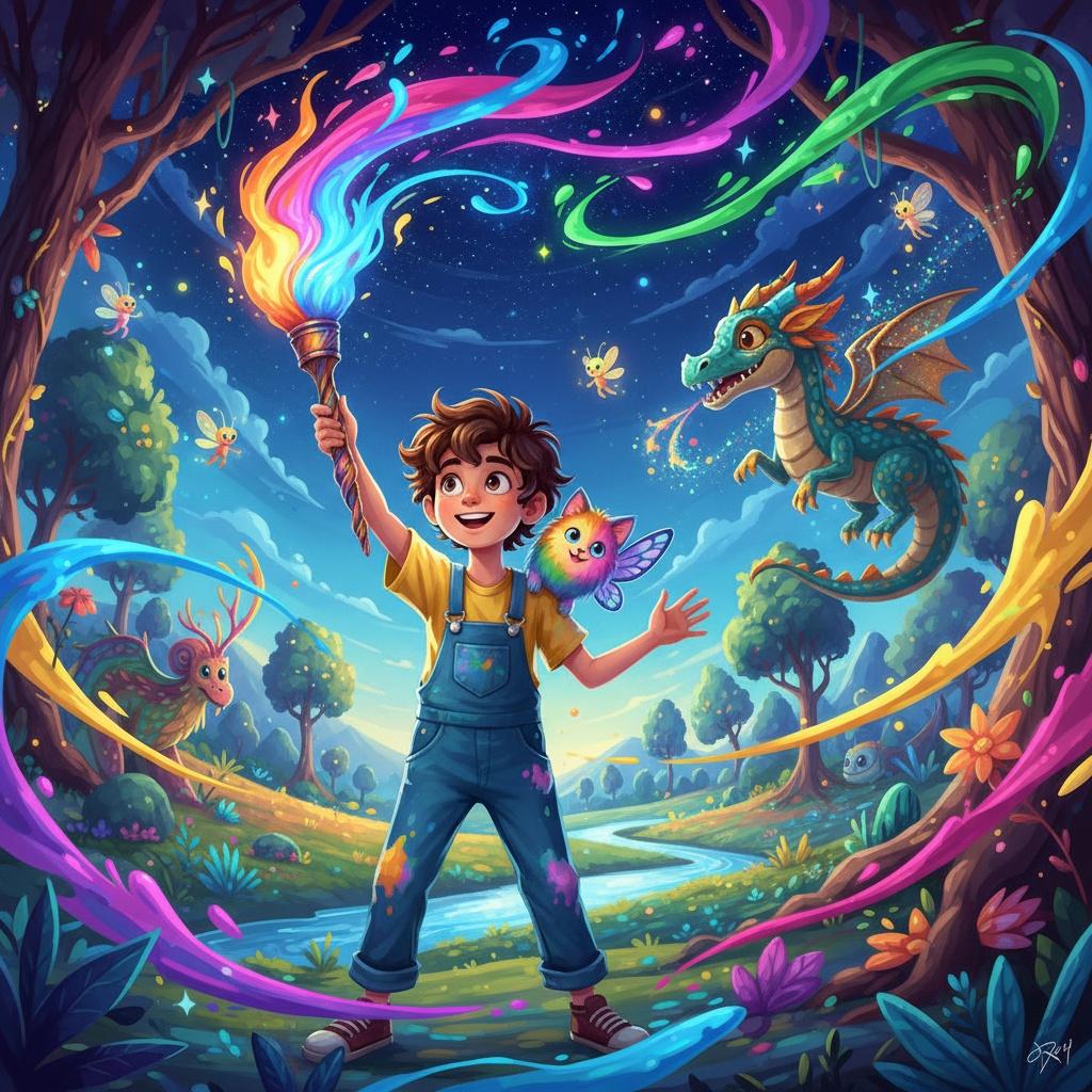 Zavi and the Magic Paintbrush