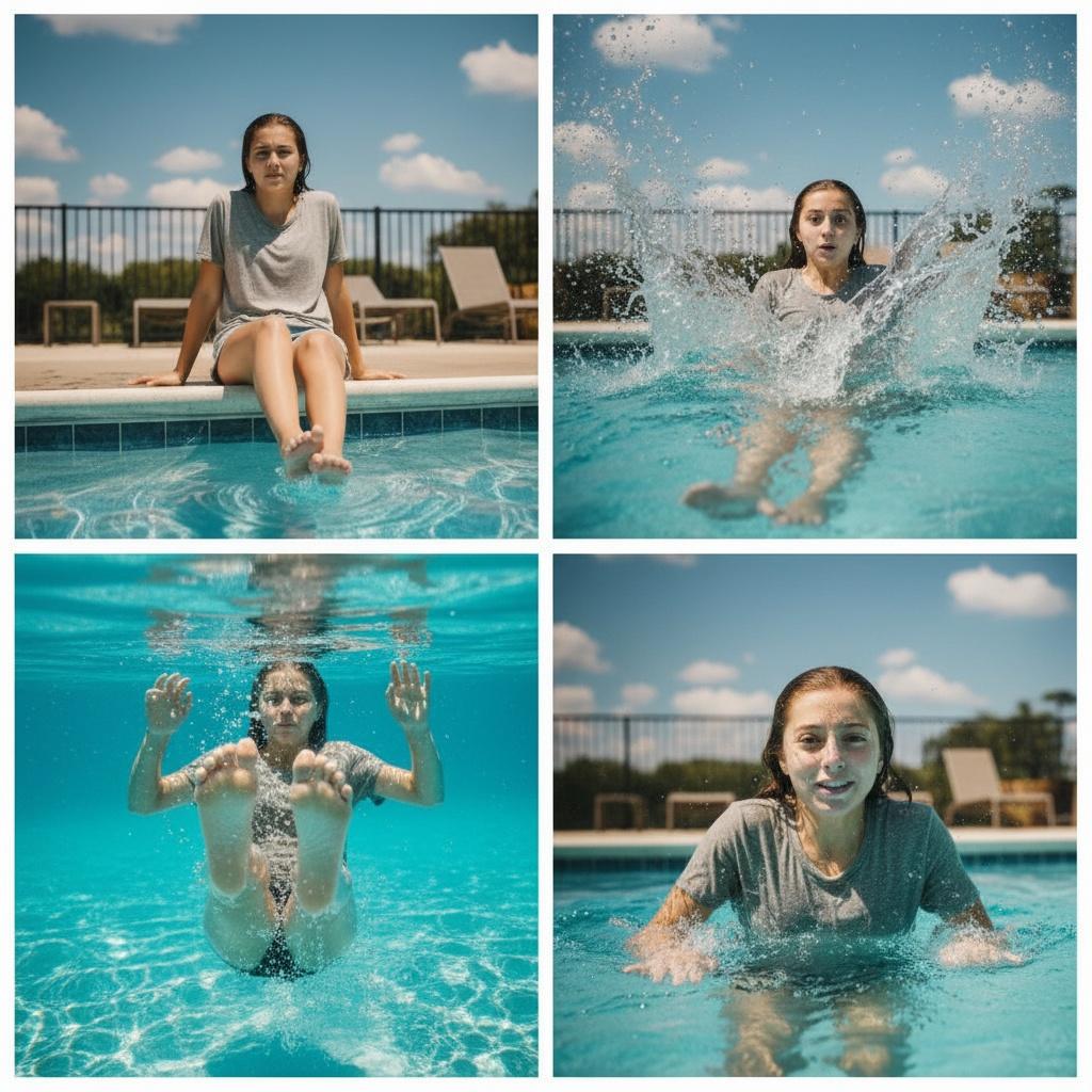 Grace’s Poolside Plunge
