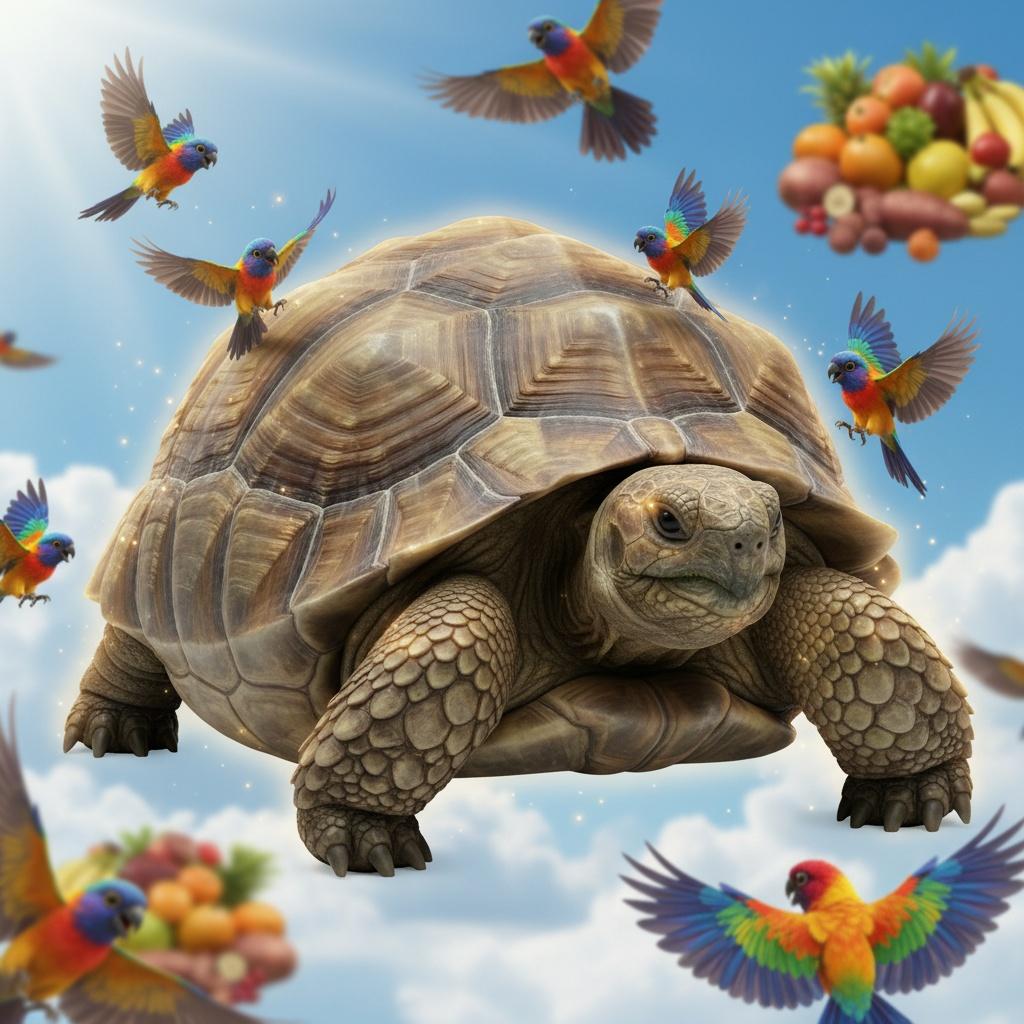 The Tortoise and the Feast in the Sky