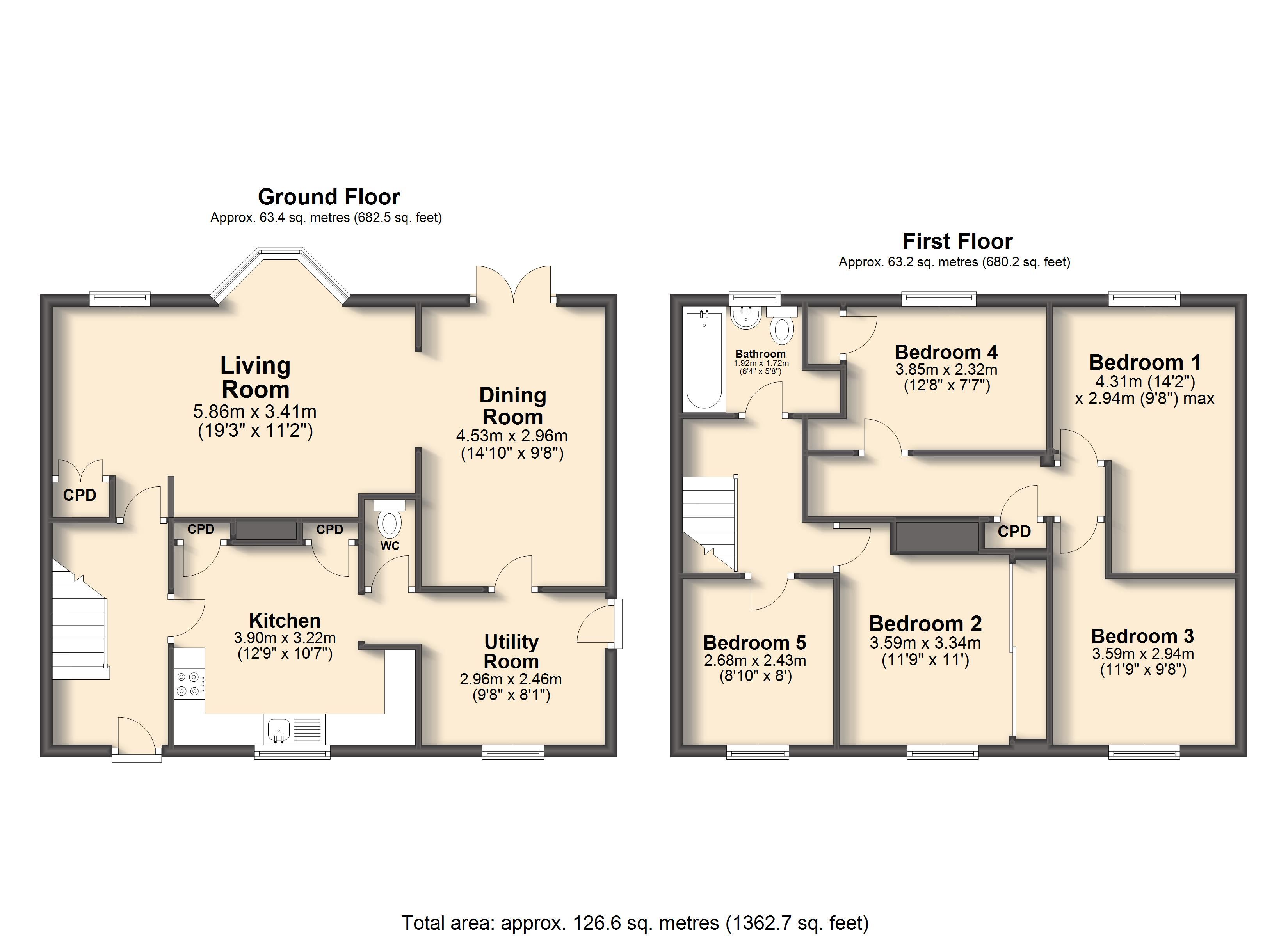 Rydal Crescent, Chesterfield, S41 Street