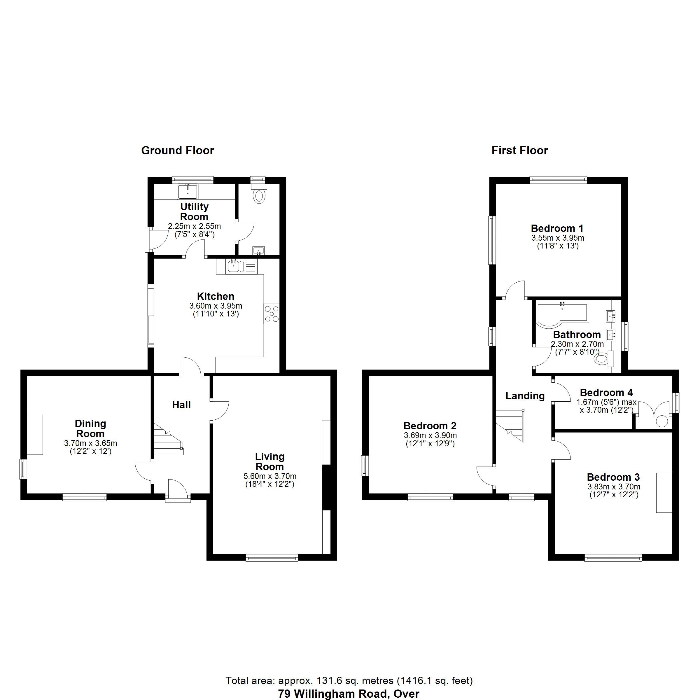 Willingham Road, Over, CB24 Street