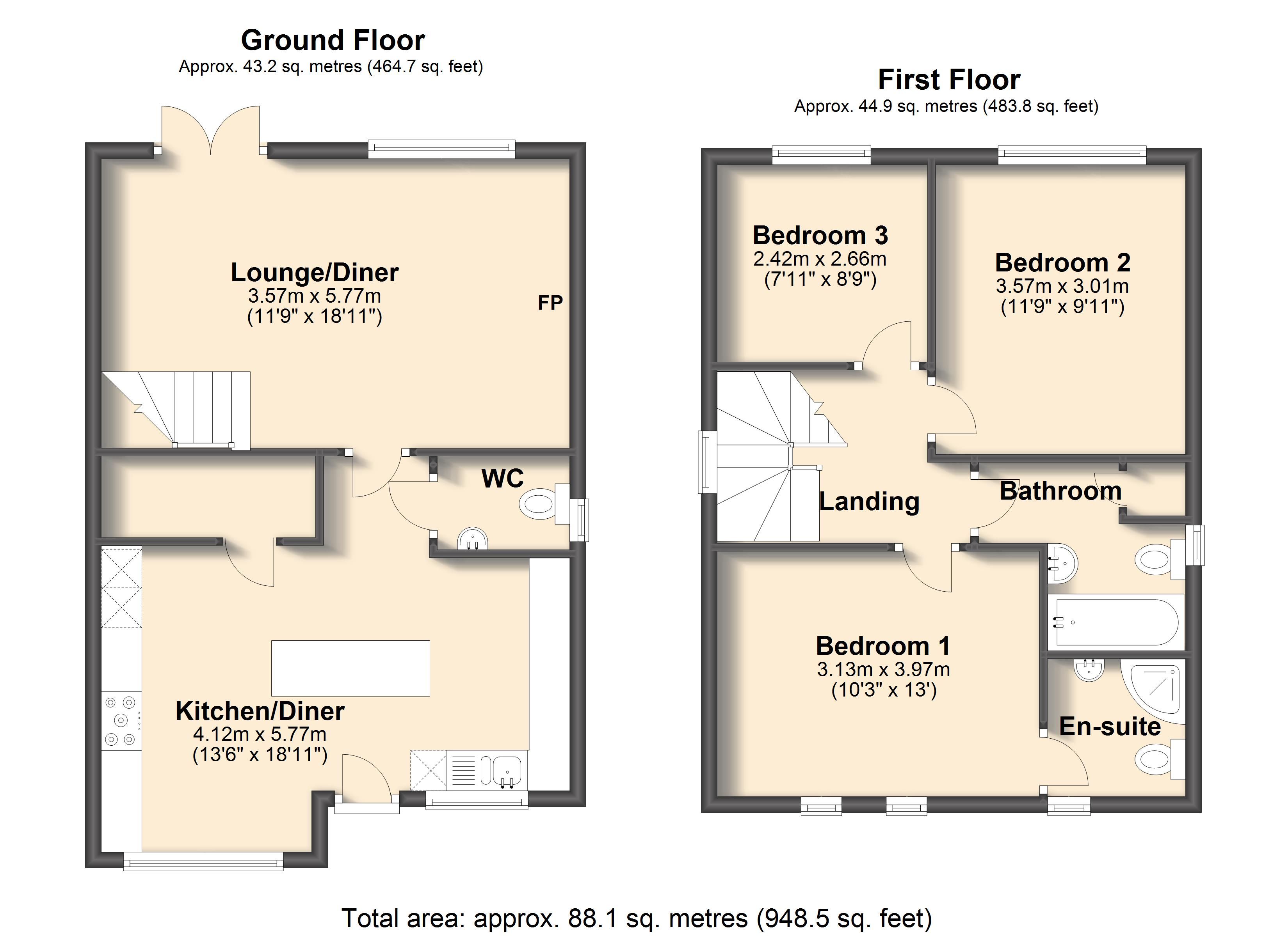 Bloomery Way, Clay Cross, S45 Street