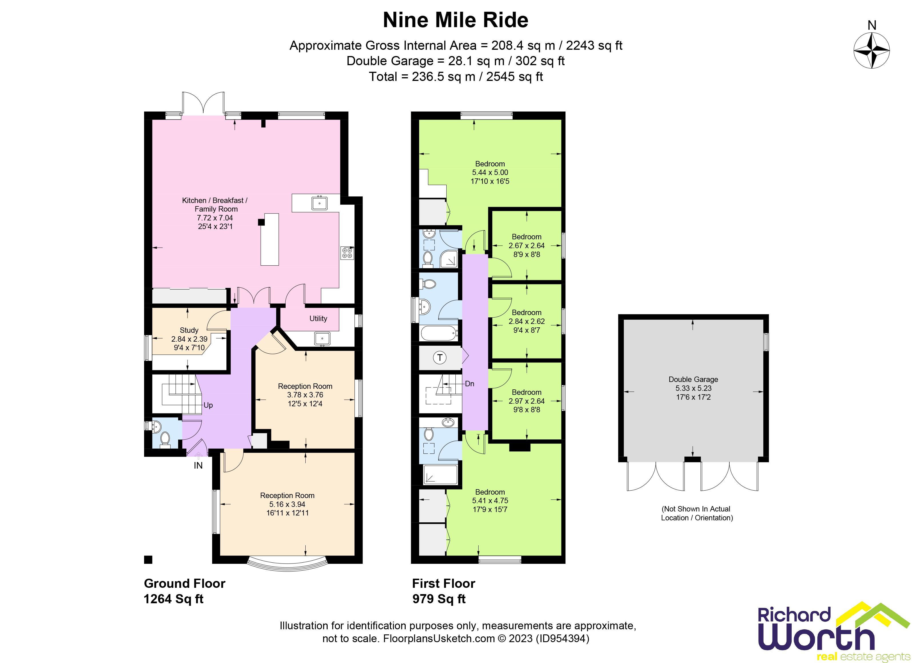 Nine Mile Ride, Finchampstead, RG40 Street