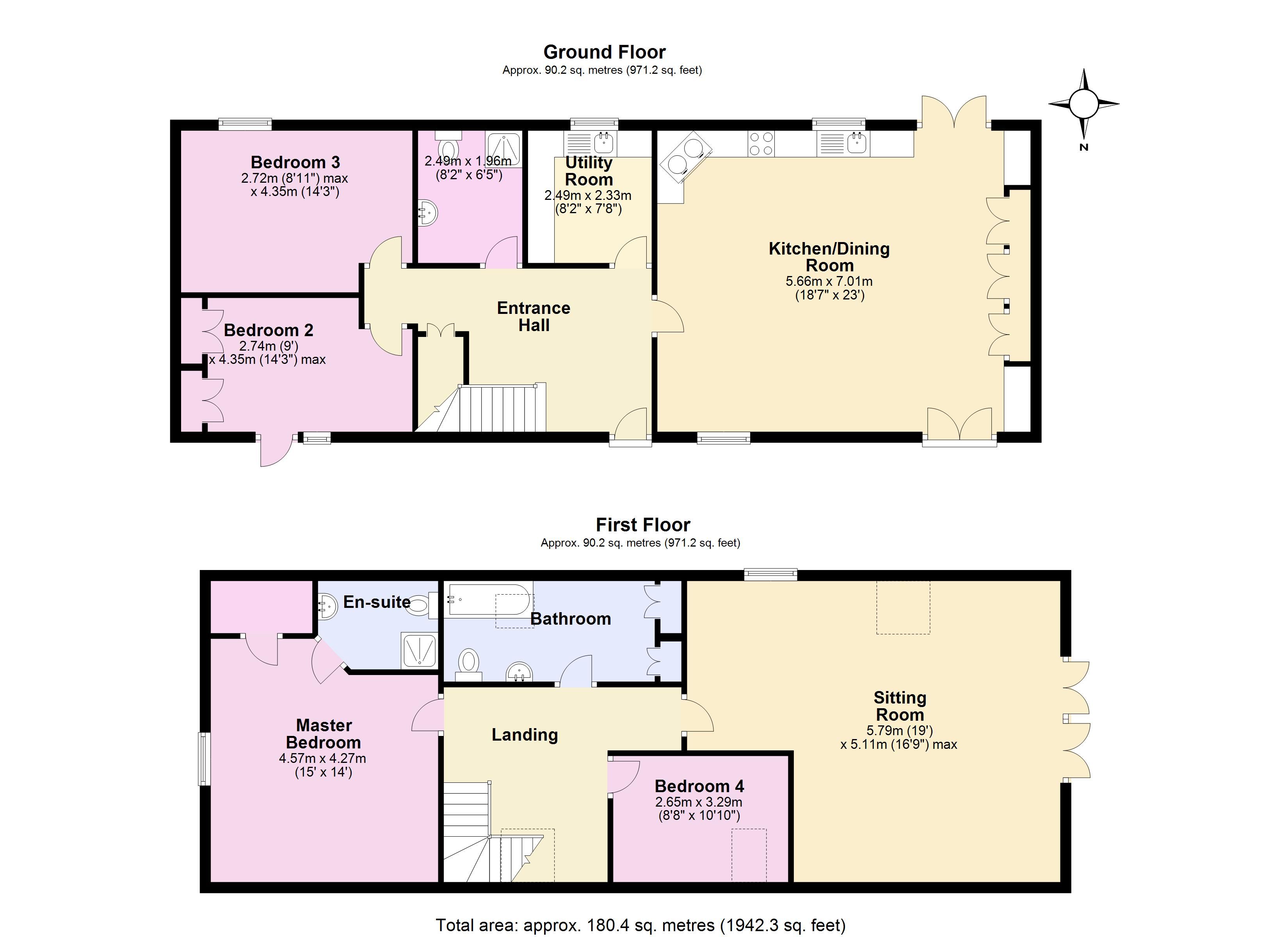Norton, Lower Norton Farm, TQ6 floorplan