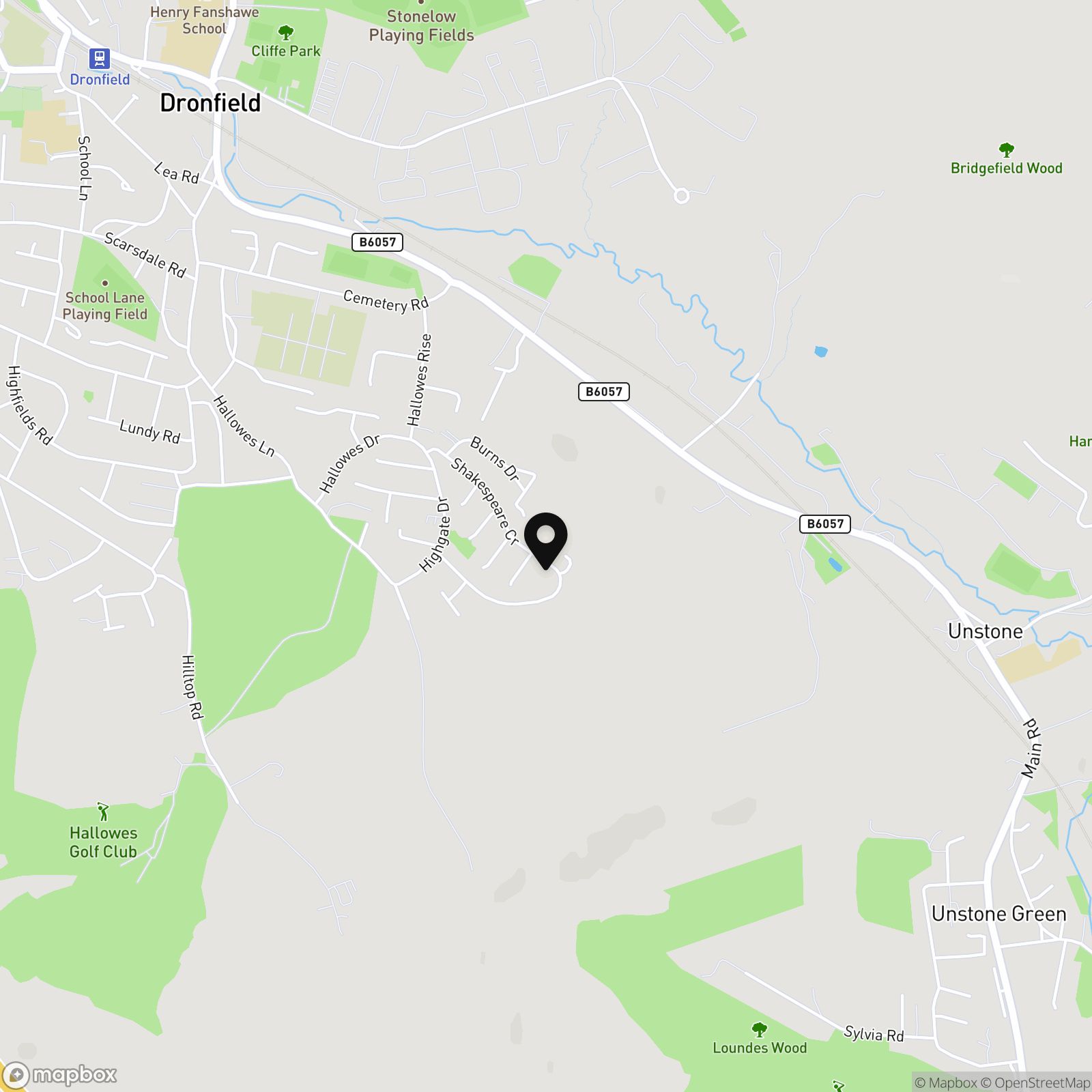 Shakespeare Crescent, Dronfield, S18 Street