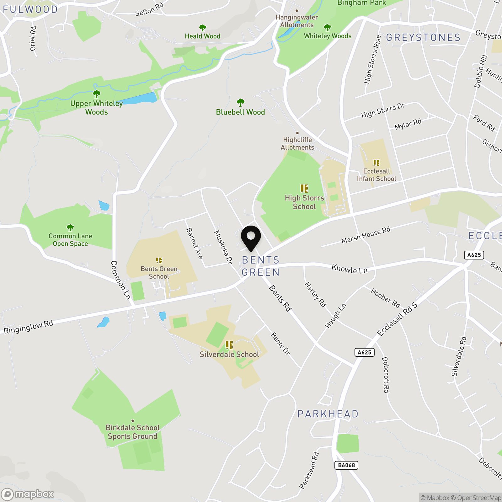 Latham Square, Sheffield, S11 Street