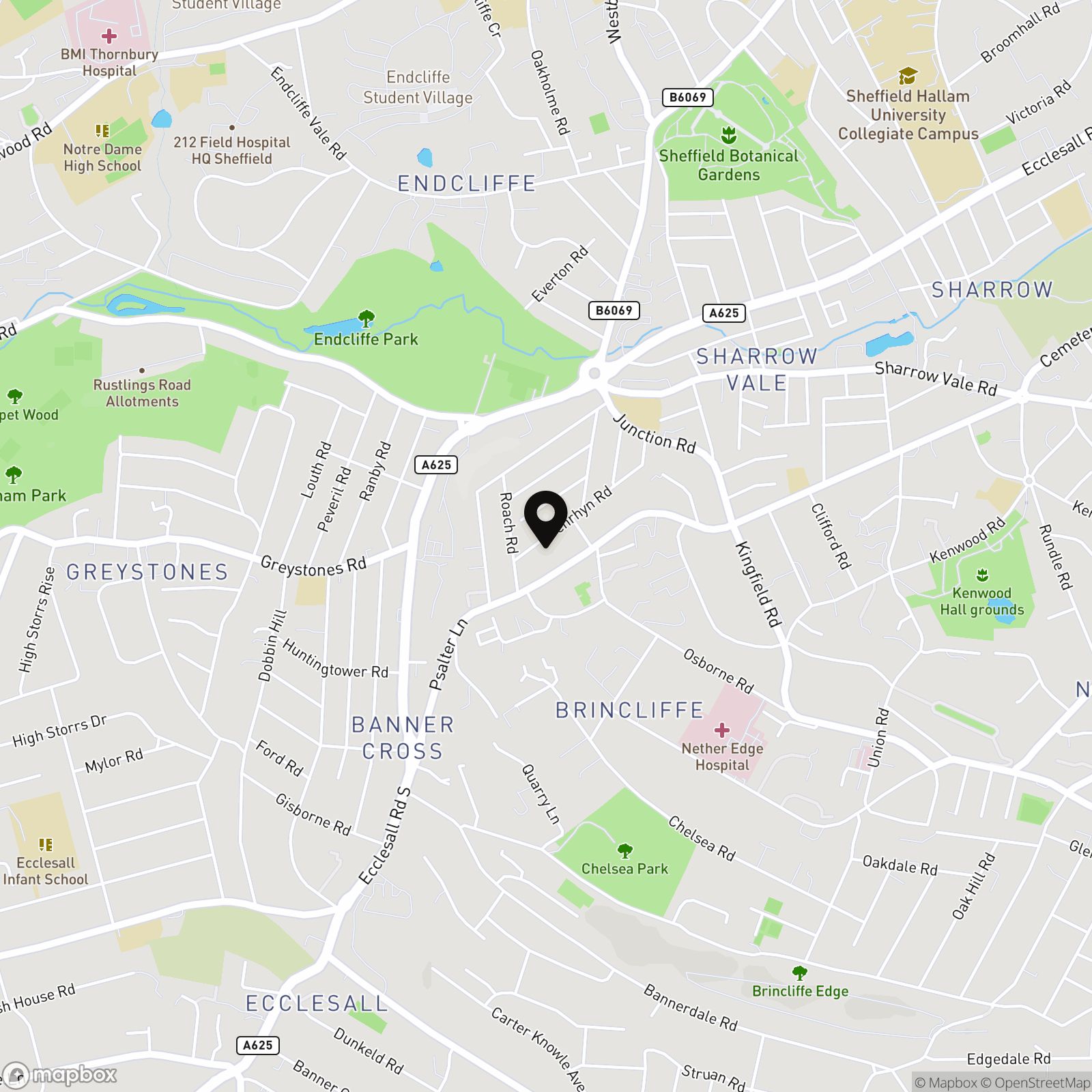 Penrhyn Road, Sheffield, S11 Street