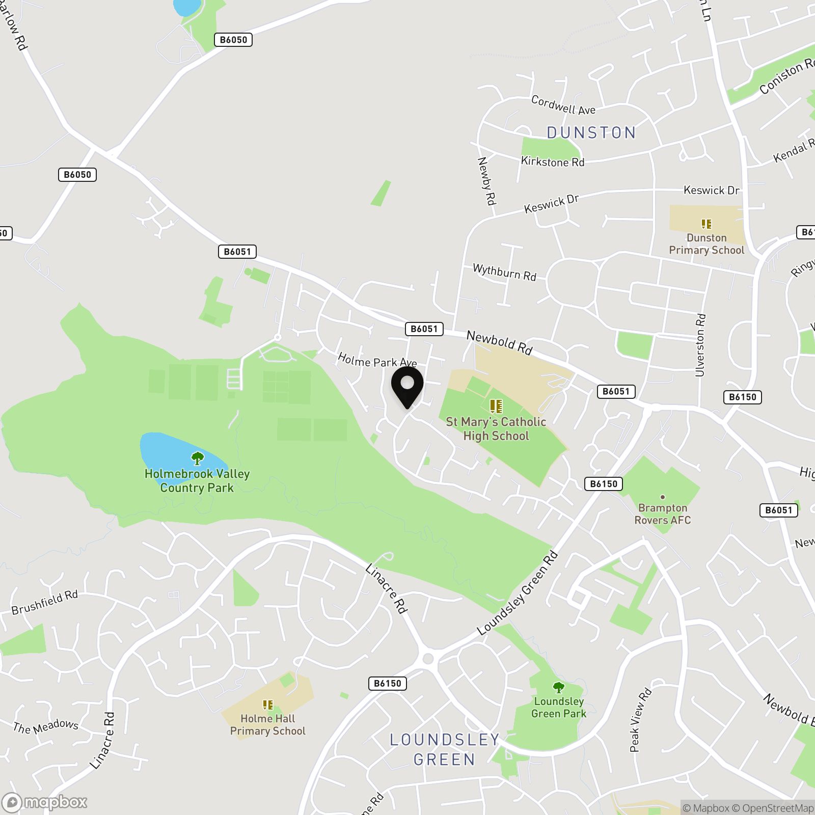 Holme Park Avenue, Chesterfield, S41 Street