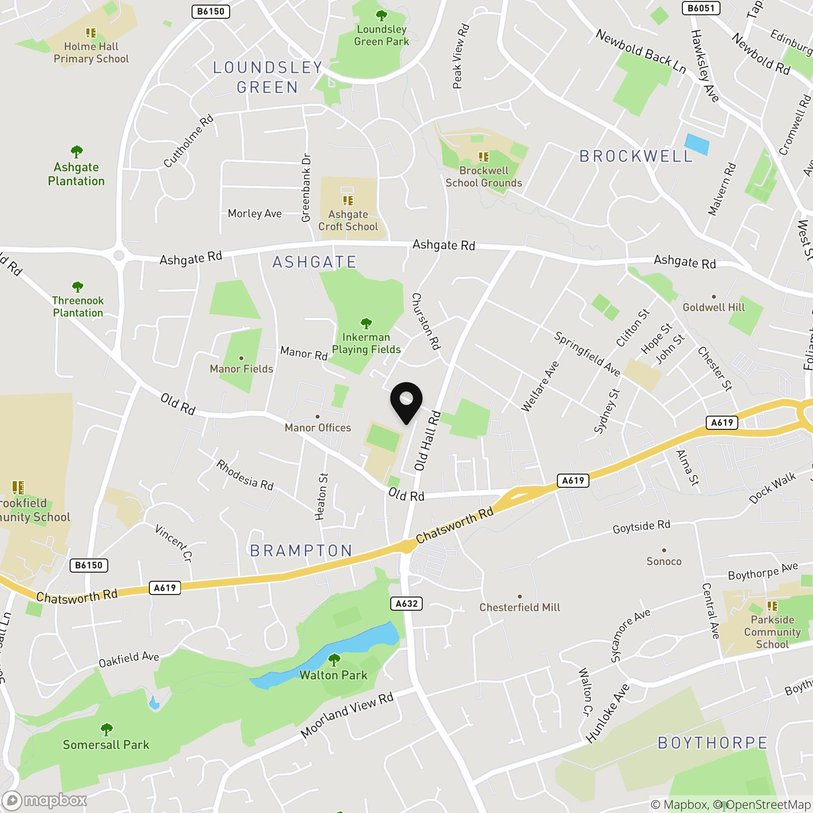 Manor Road, Chesterfield, S40 Street