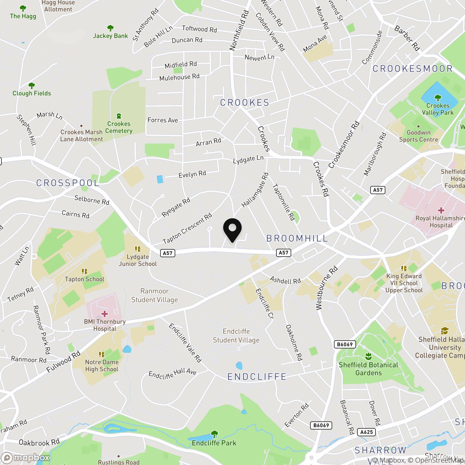 Tapton House Road, Broomhill, S10 Street