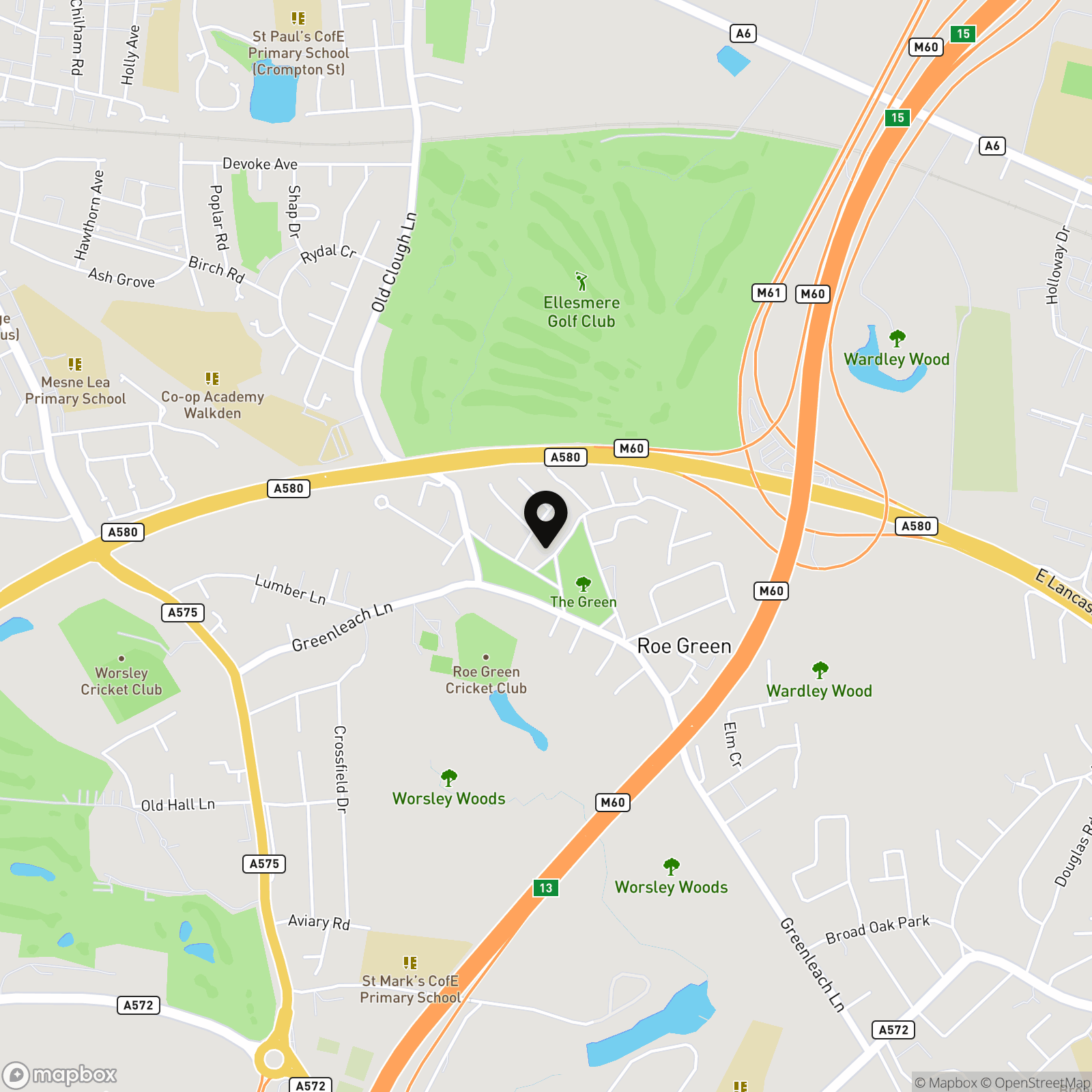Roe Green, Worsley, M28 Street