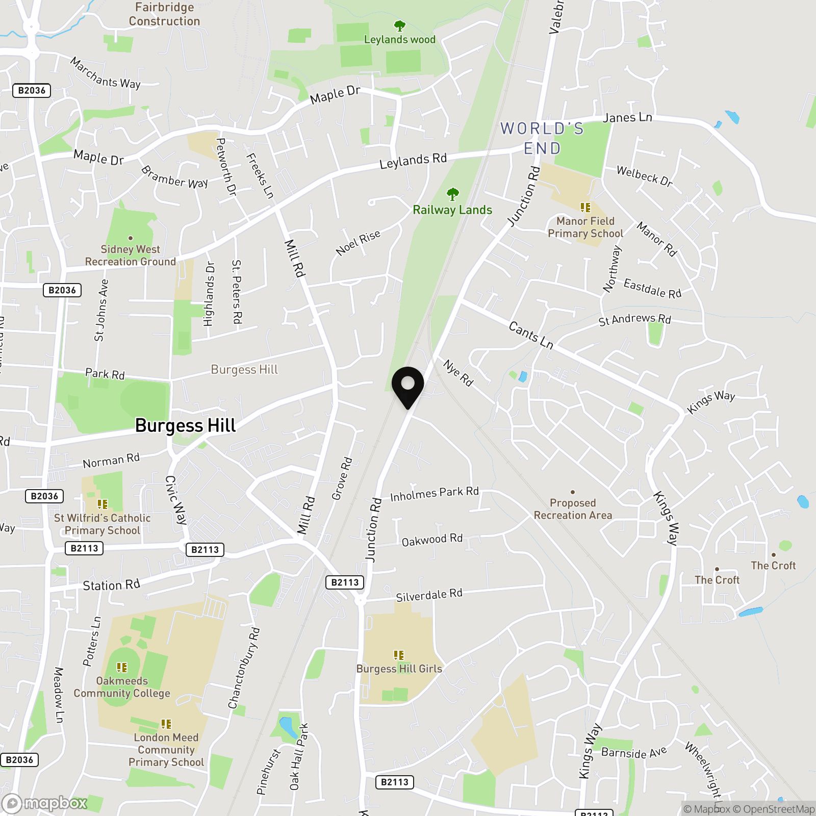 Junction Road, Burgess Hill, RH15 Street