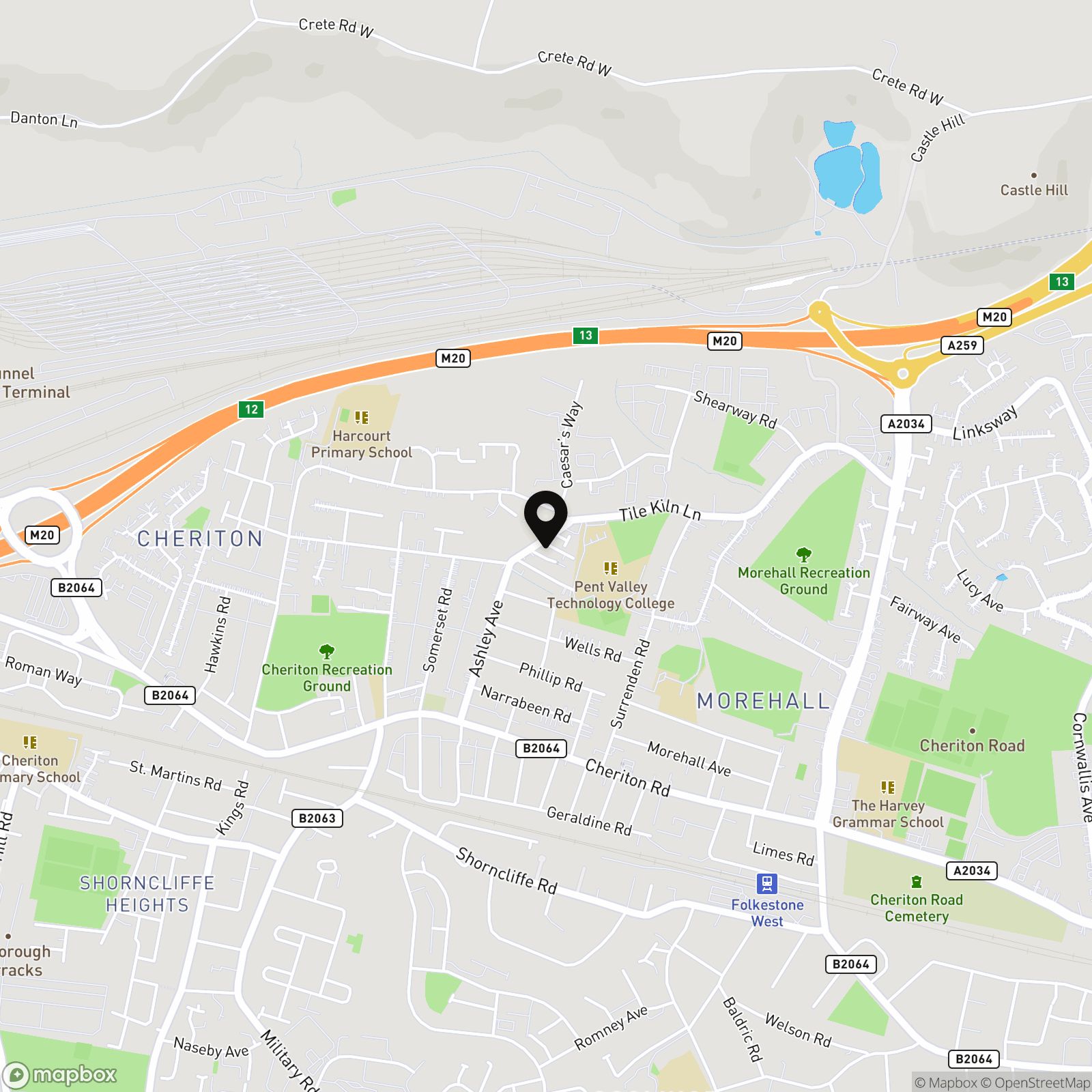 Ashley Avenue, Folkestone, CT19 Street