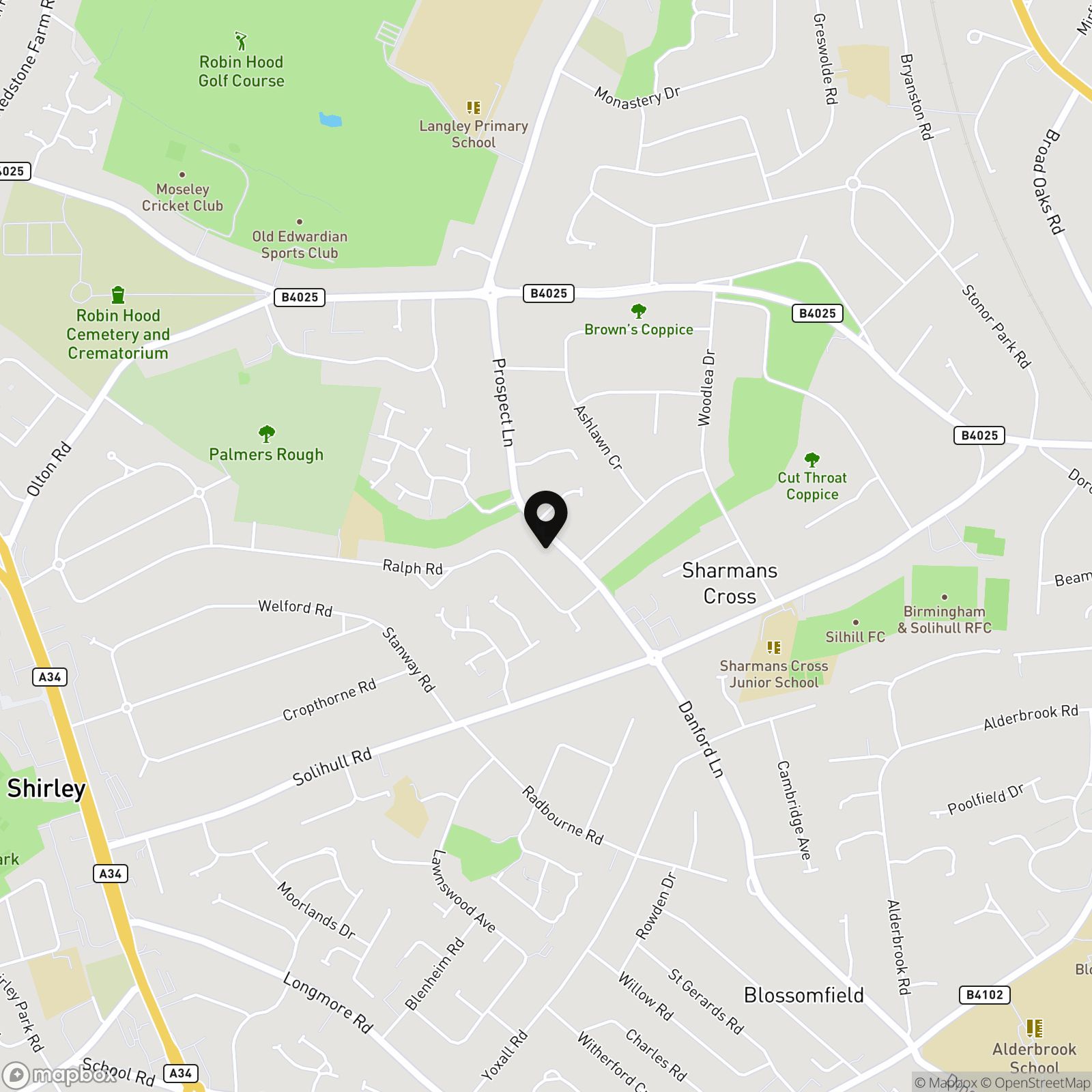 Prospect Lane, Solihull, B91 Street