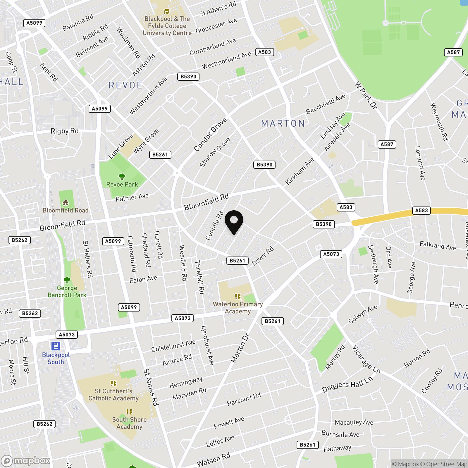 Beardshaw Avenue, Blackpool, FY1 Street