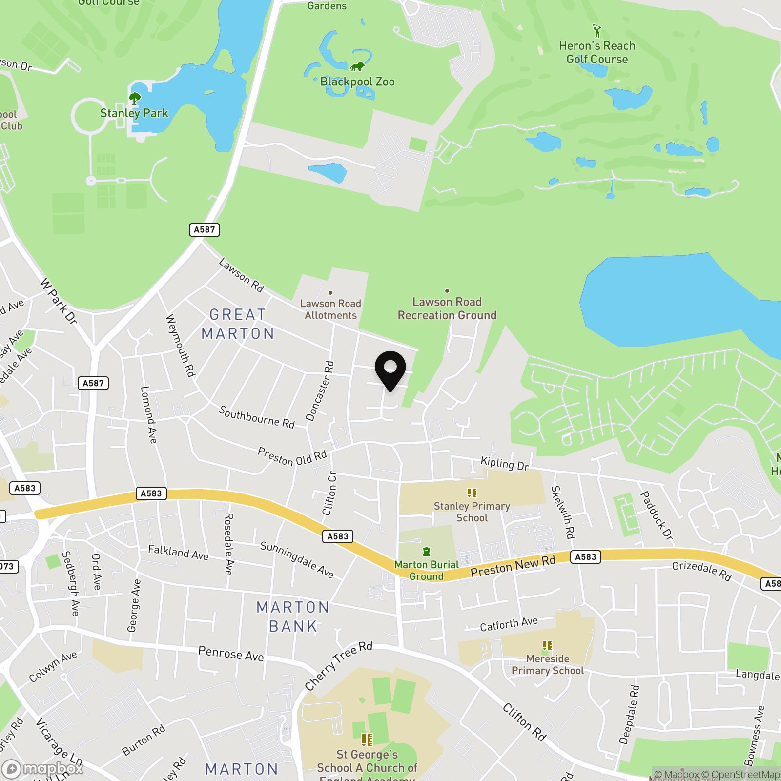 Dalkeith Avenue, Blackpool, FY3 Street