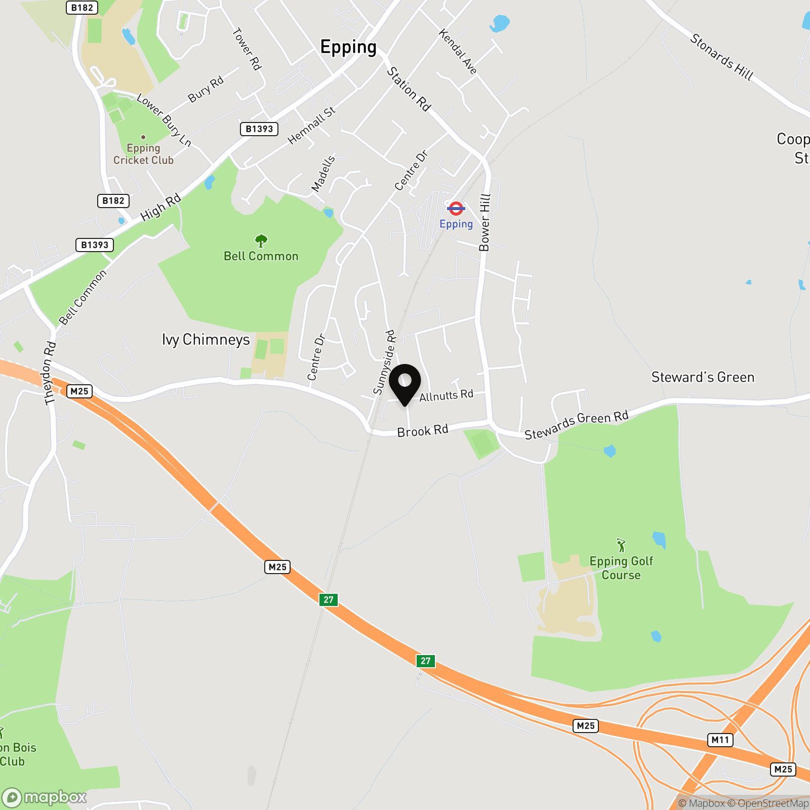 Allnutts Road, Epping, CM16 Street