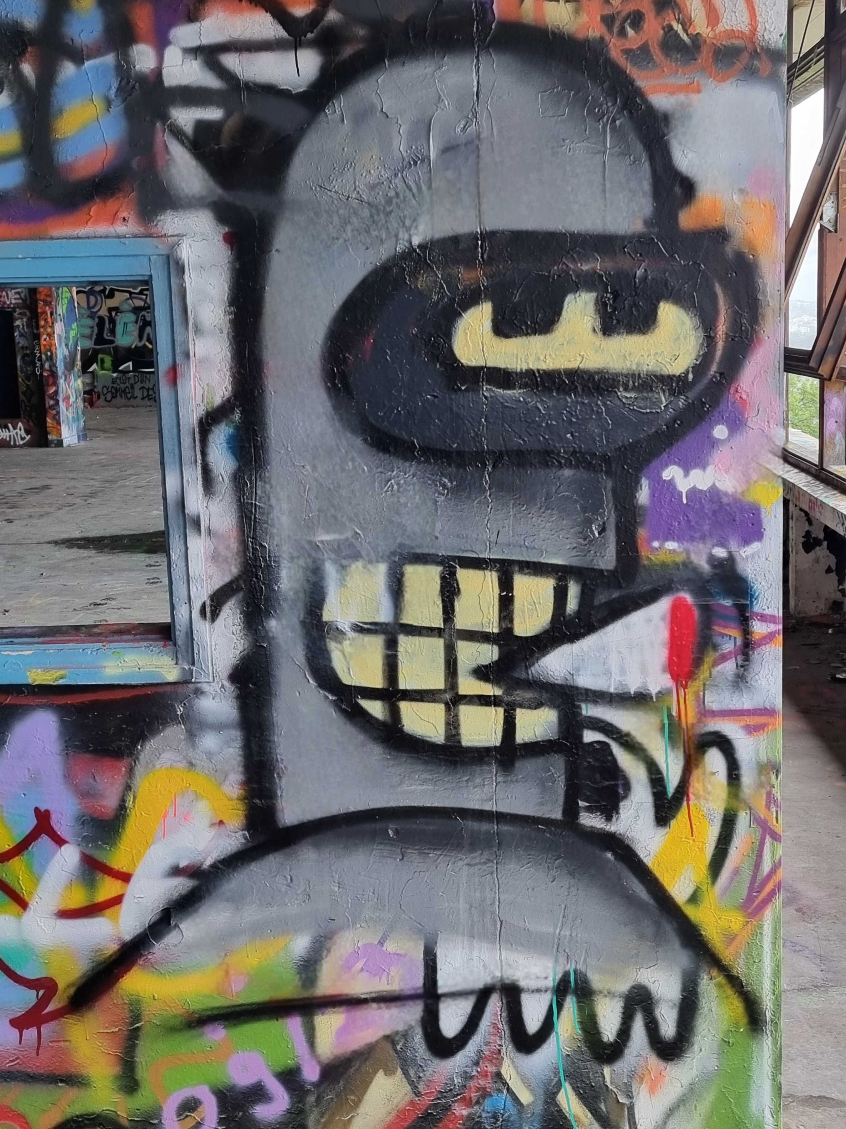 Graffiti 9005  of  in Grenoble France