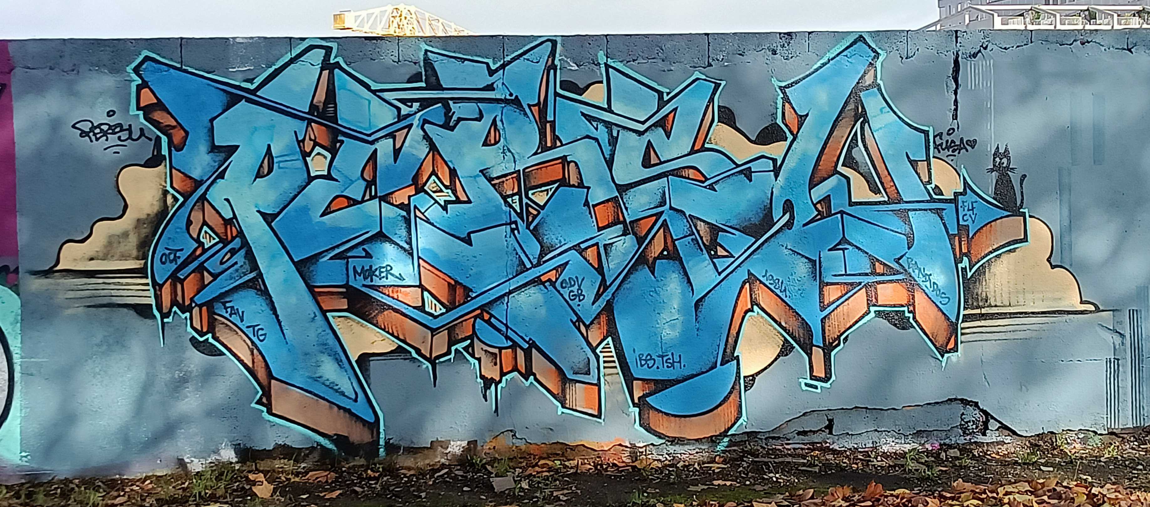 Graffiti 8415  de Persu à Nantes France