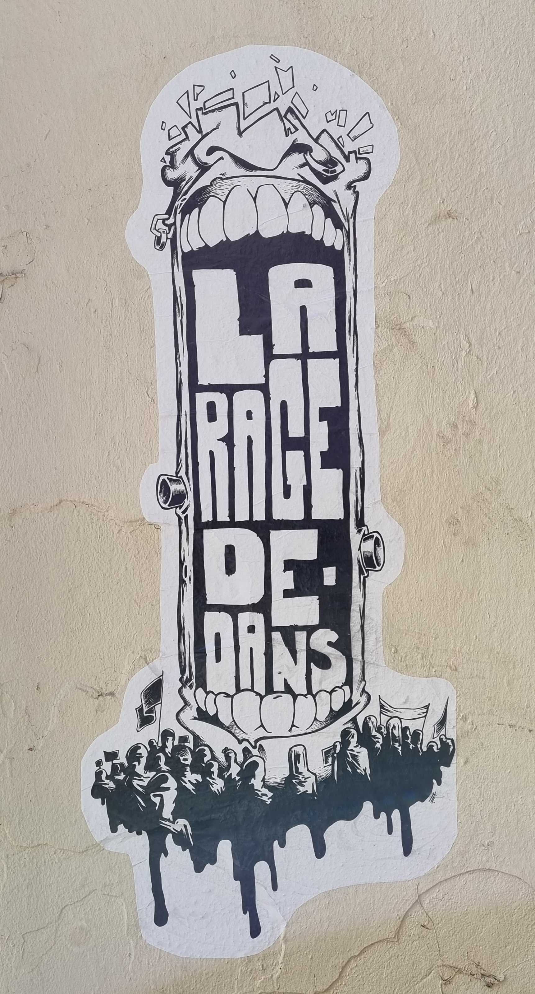 Sticking 7586 La rage de-dans de  à Strasbourg France