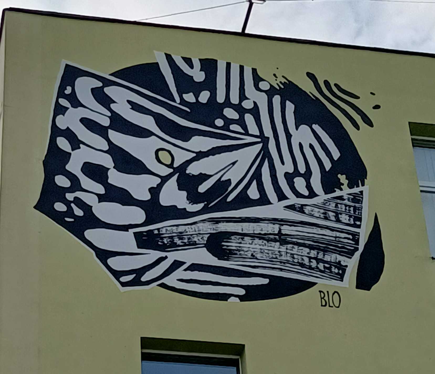 Graffiti 8256  de Claude BLO RICCI à Vilnius Lithuania