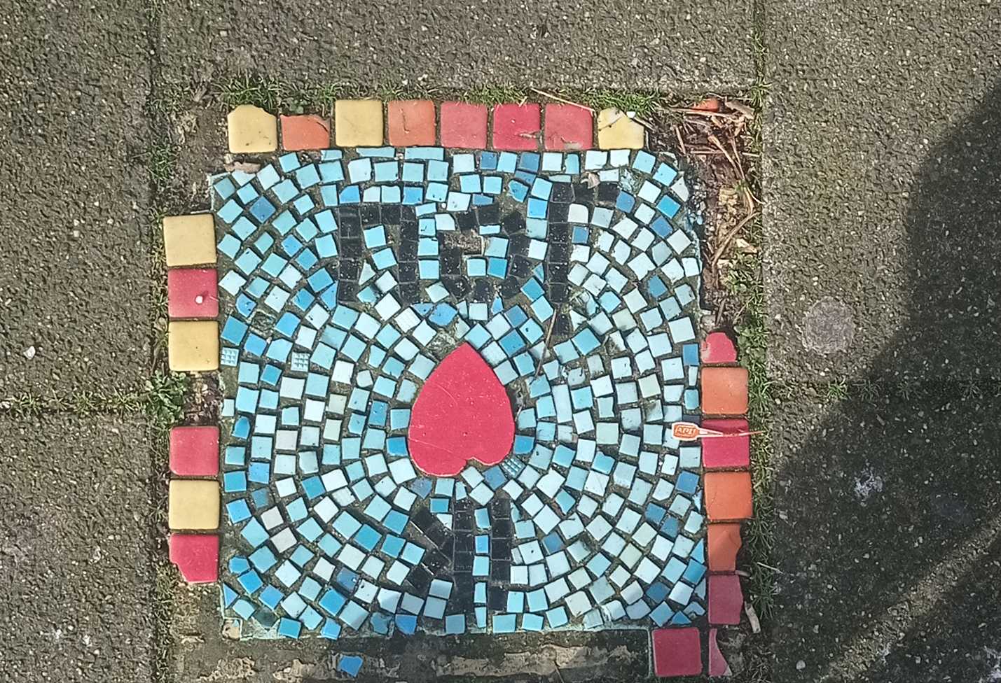 Mosaic 6468 I <3 you capturé par Marcelle à Rotterdam Netherlands