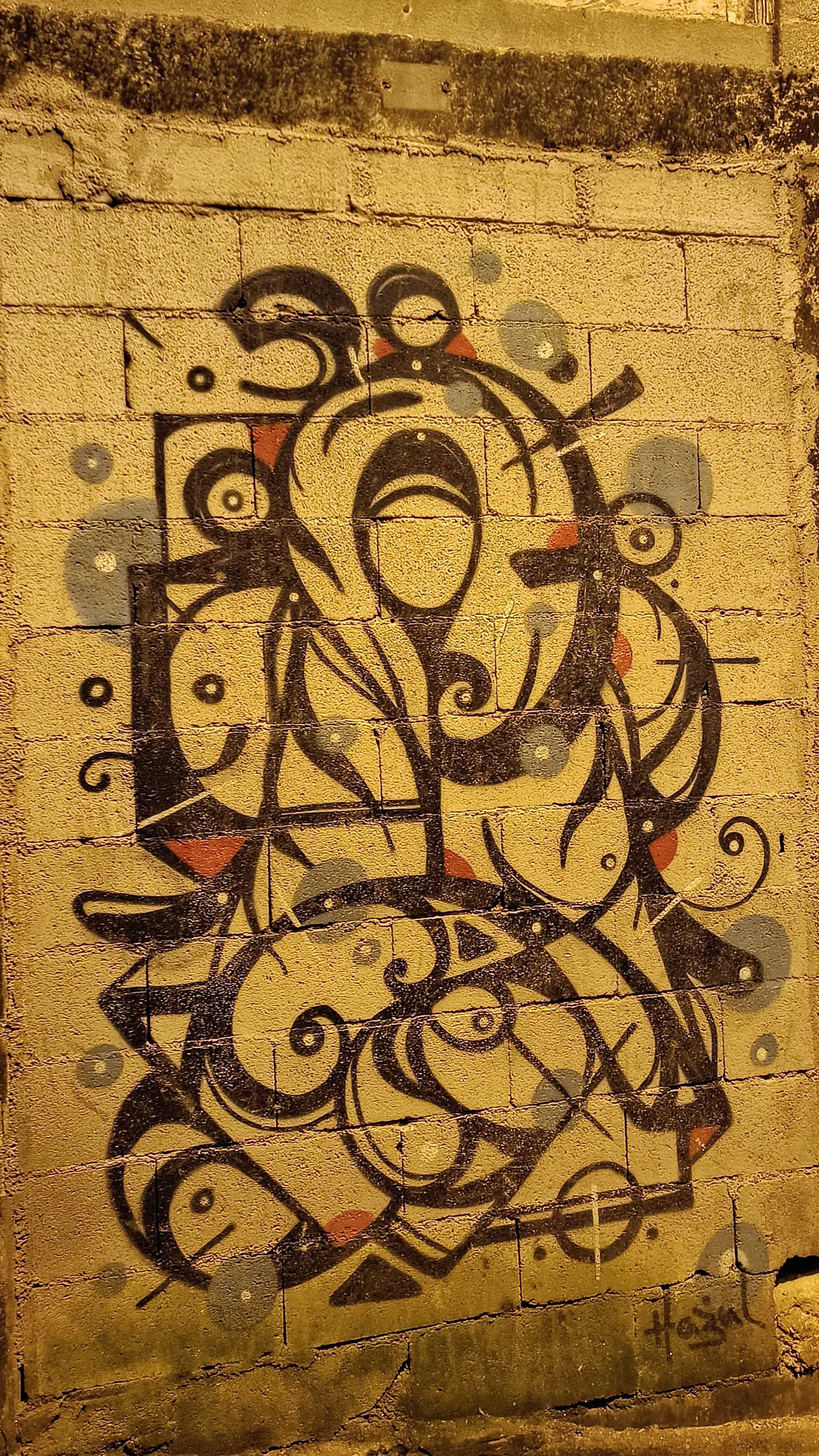 Graffiti 6154  de Hazul capturé par Rabot à Porto Portugal
