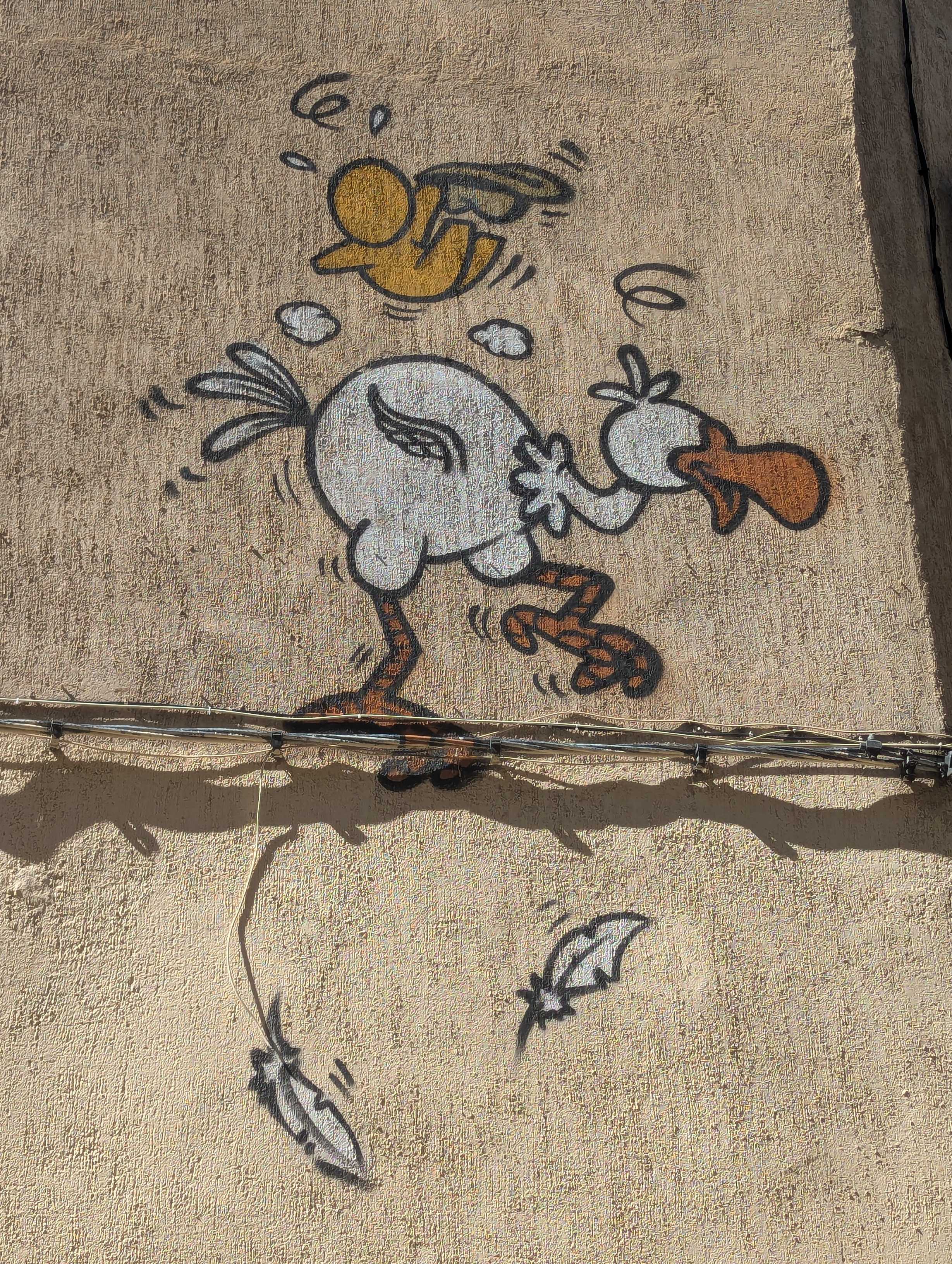 Graffiti 9395 Rodéo sur Dodo de Jace à Montpellier France