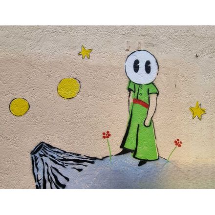Le petit prince - Antoine de Saint-Exupéry france-clermont-ferrand-graffiti