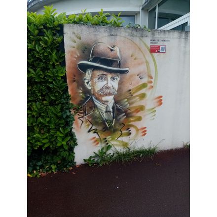 Pierre de Coubertin france-castillon-la-bataille-graffiti