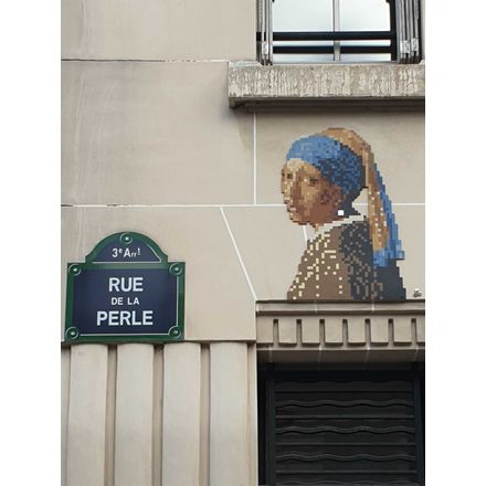 La jeune fille à la Mosaïque, Vermeer france-paris-mosaic