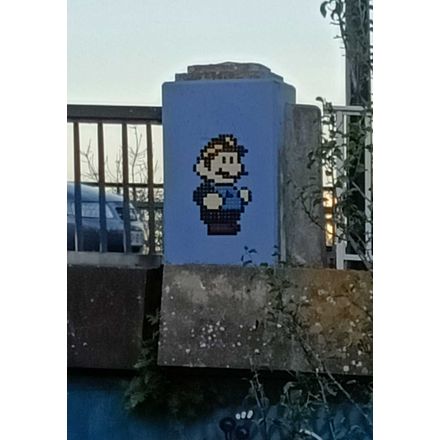 Captain haddock france-nantes-mosaic