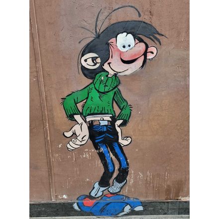 Gaston Lagaffe france-clermont-ferrand-graffiti