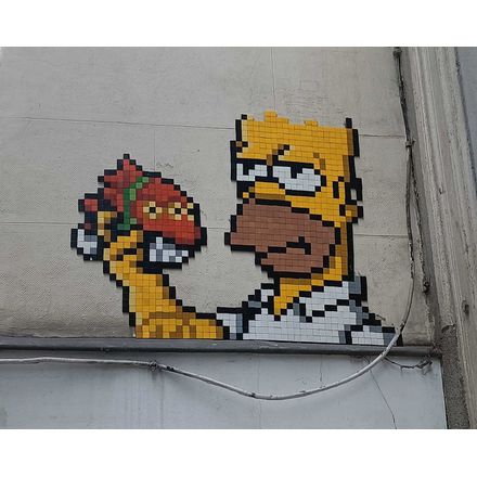 Homer sushi spain-madrid-mosaic