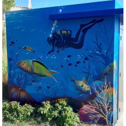 Plongée en Côte bleue france-sausset-les-pins-graffiti