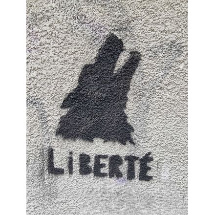 Liberté france-clermont-ferrand-graffiti