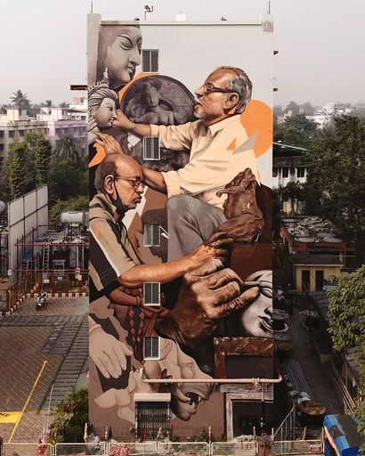 Hommage aux artisans de Kumartuli