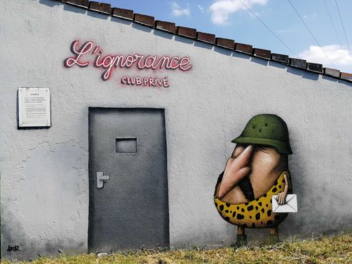 L'ignorance, club privé  france-bouguenais-graffiti